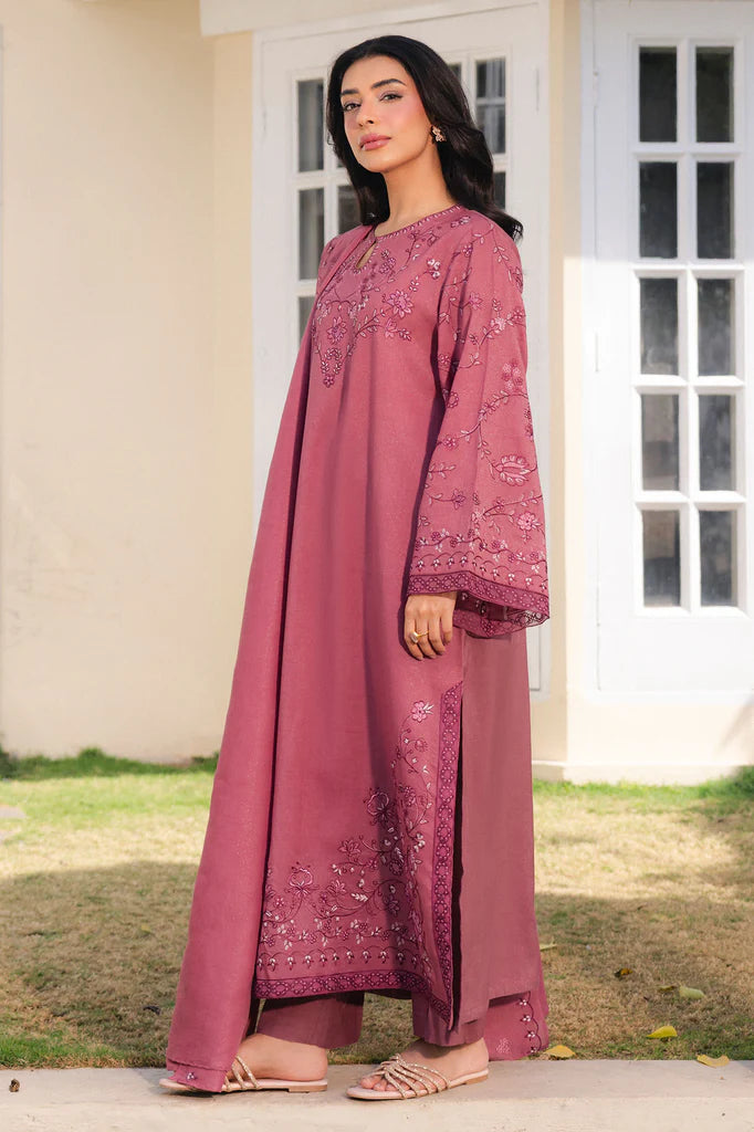 BLUSH MIST-2PC (SHIRT & DUPATTA) | EXCLUSIVE PRET | Cross Stitch