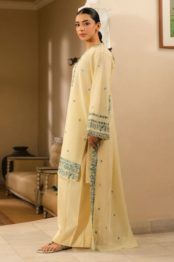 DAHLIA-2PC (SHIRT & DUPATTA) | EXCLUSIVE PRET | Cross Stitch
