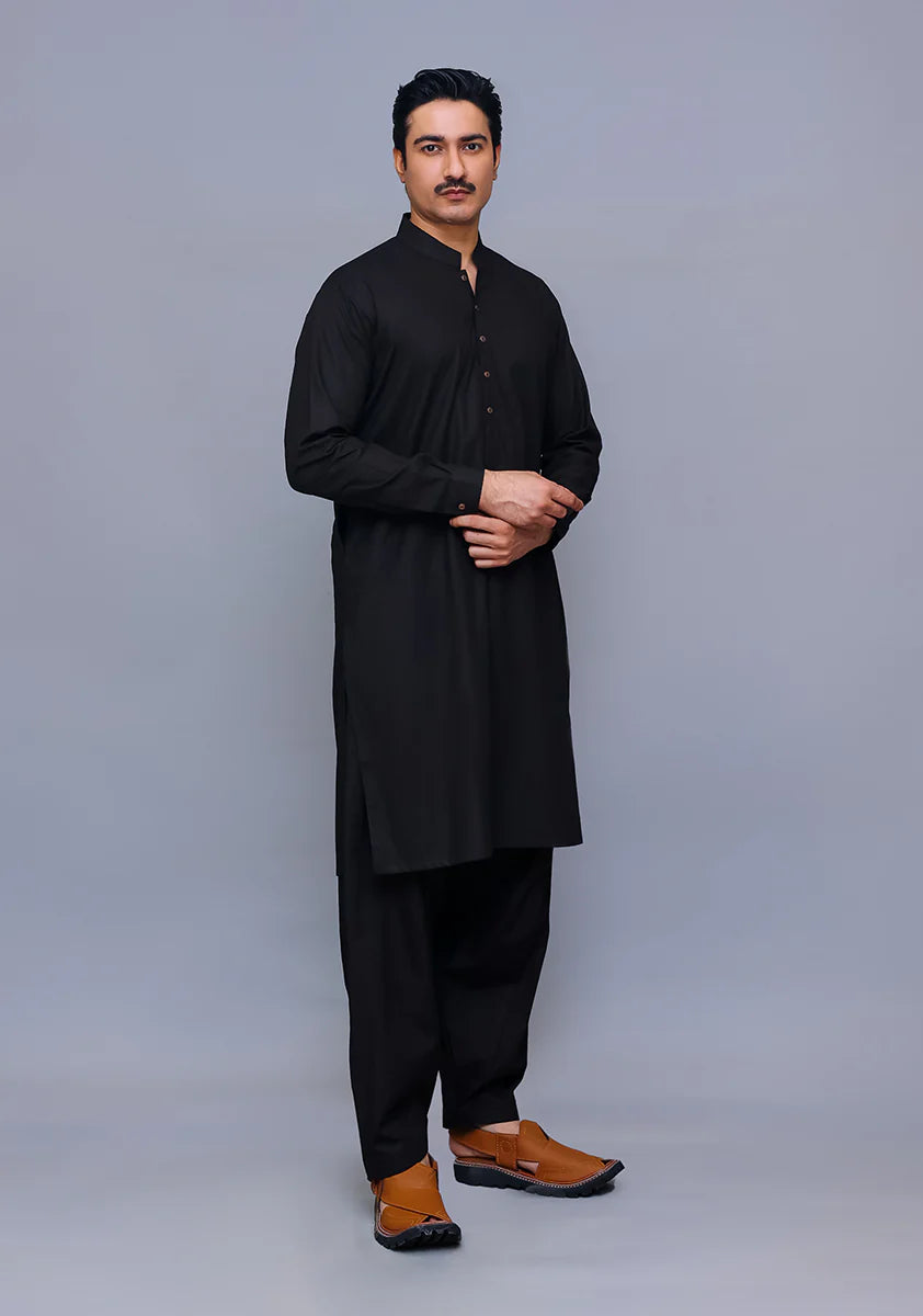 BASIC POLY VISCOSE TAP SHOE CLASSIC FIT SUIT | AMIR ADNAN MENSWEAR