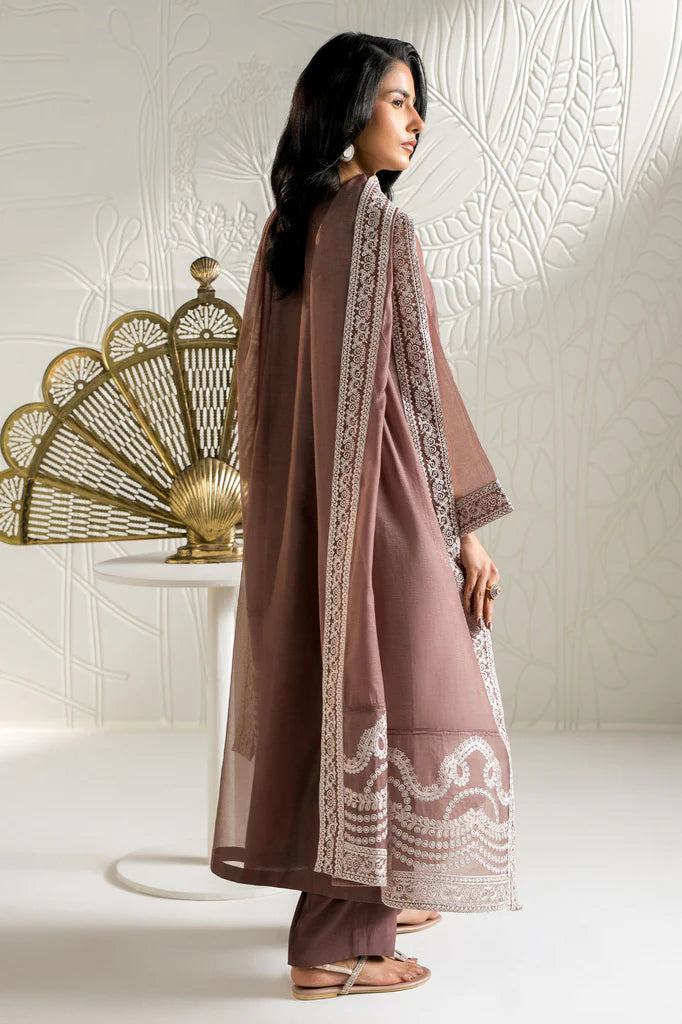 MULBERRY MIST-2PC (SHIRT & DUPATTA) | EXCLUSIVE PRET | Cross Stitch