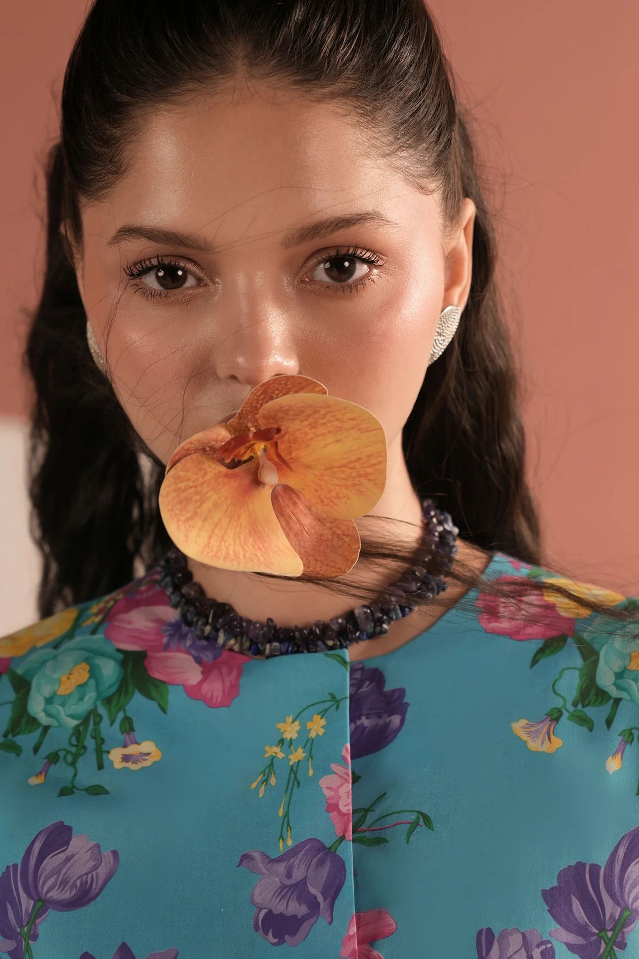 (ZRW-21612) TURQUOISE MUSE | Poplin-Fall'25 | ZAHA