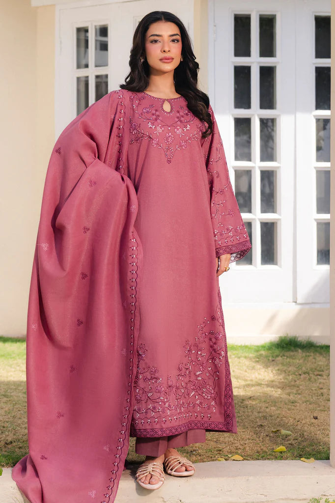 BLUSH MIST-2PC (SHIRT & DUPATTA) | EXCLUSIVE PRET | Cross Stitch