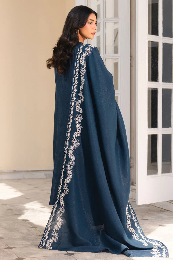 DEEP ECLIPSE-2PC (SHIRT & DUPATTA) | EXCLUSIVE PRET | Cross Stitch