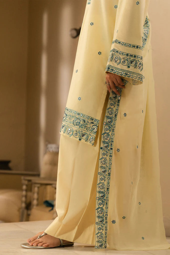 DAHLIA-2PC (SHIRT & DUPATTA) | EXCLUSIVE PRET | Cross Stitch