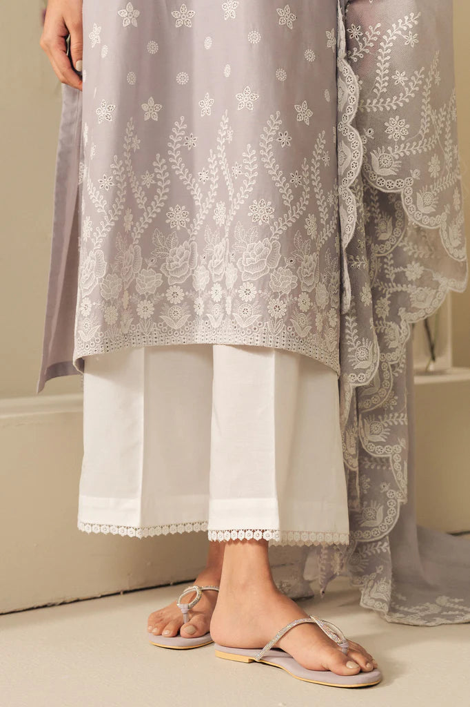 LAVENDER CLOUD-2PC (SHIRT & DUPATTA) | EXCLUSIVE PRET | Cross Stitch