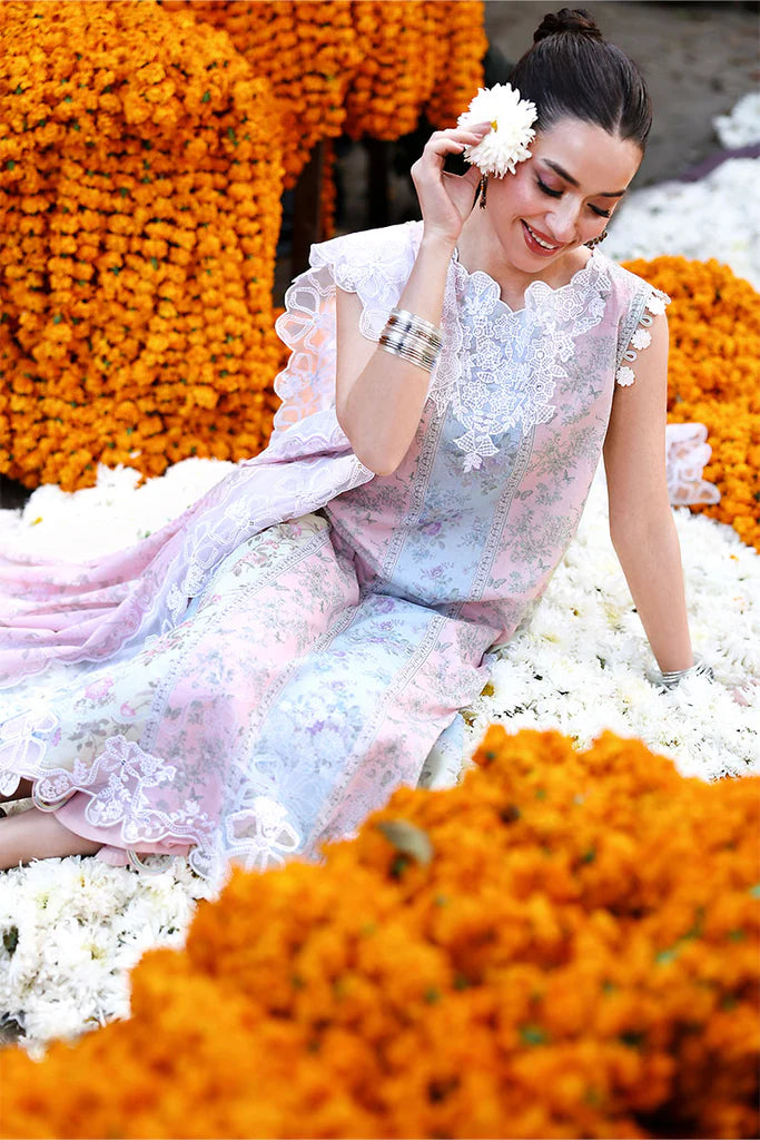ROSE VEIL | Eid Lawn '26 | Cross Stitch (RTS)