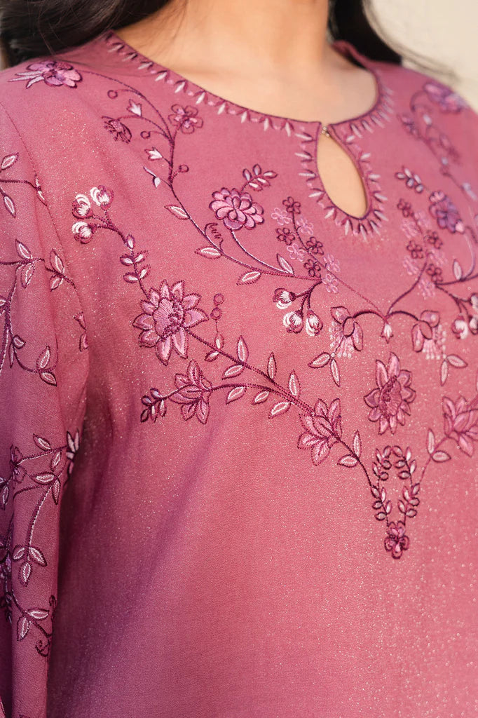 BLUSH MIST-2PC (SHIRT & DUPATTA) | EXCLUSIVE PRET | Cross Stitch
