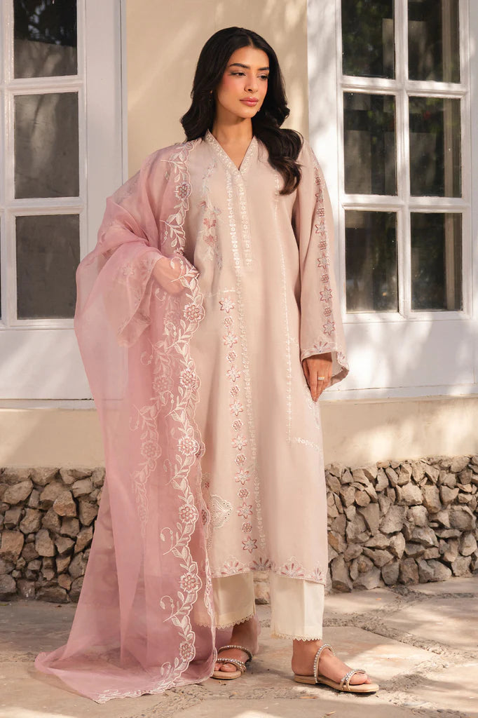 SANDLOOM GLOW-2PC (SHIRT & DUPATTA) | EXCLUSIVE PRET | Cross Stitch