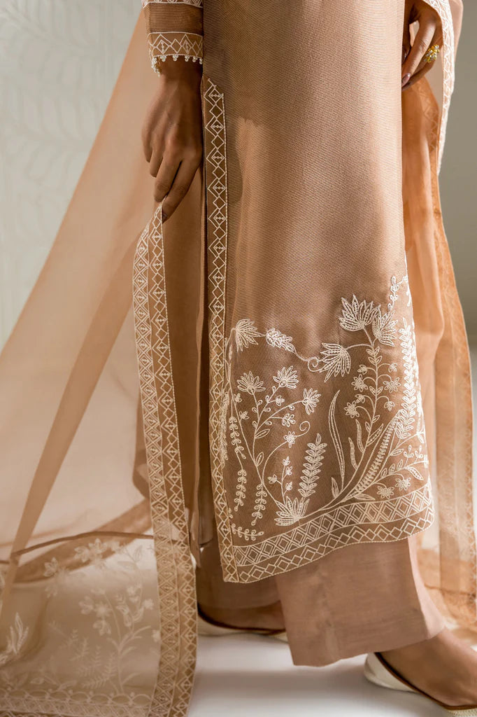 IVORY DUNE-2PC (SHIRT & DUPATTA) | EXCLUSIVE PRET | Cross Stitch