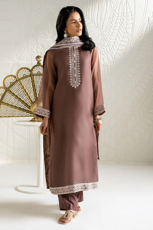 MULBERRY MIST-2PC (SHIRT & DUPATTA) | EXCLUSIVE PRET | Cross Stitch