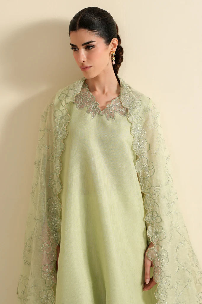 SPRING DEW-2PC (SHIRT & DUPATTA) | EXCLUSIVE PRET | Cross Stitch