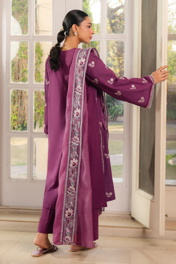 MULBERRY-2PC (SHIRT & DUPATTA) | EXCLUSIVE PRET | Cross Stitch
