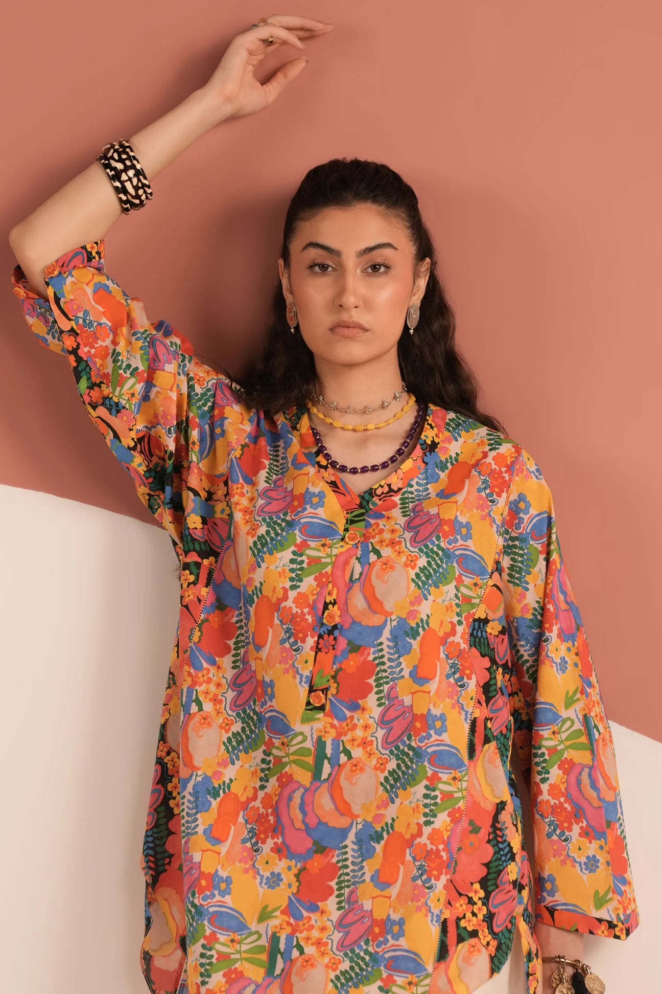 (ZRW-21610) AUTUMN BLOOM | Poplin-Fall'25 | ZAHA