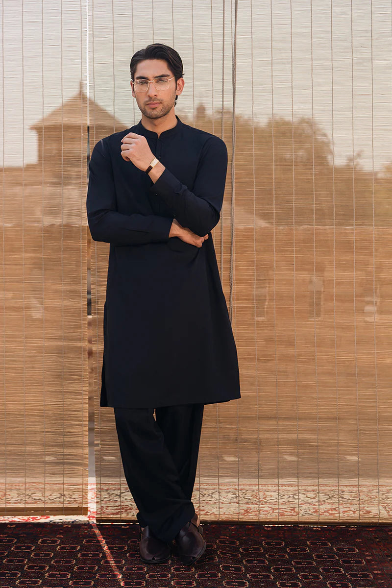 Navy Blue Classic Shalwar Kameez | REPUBLIC MENSWEAR