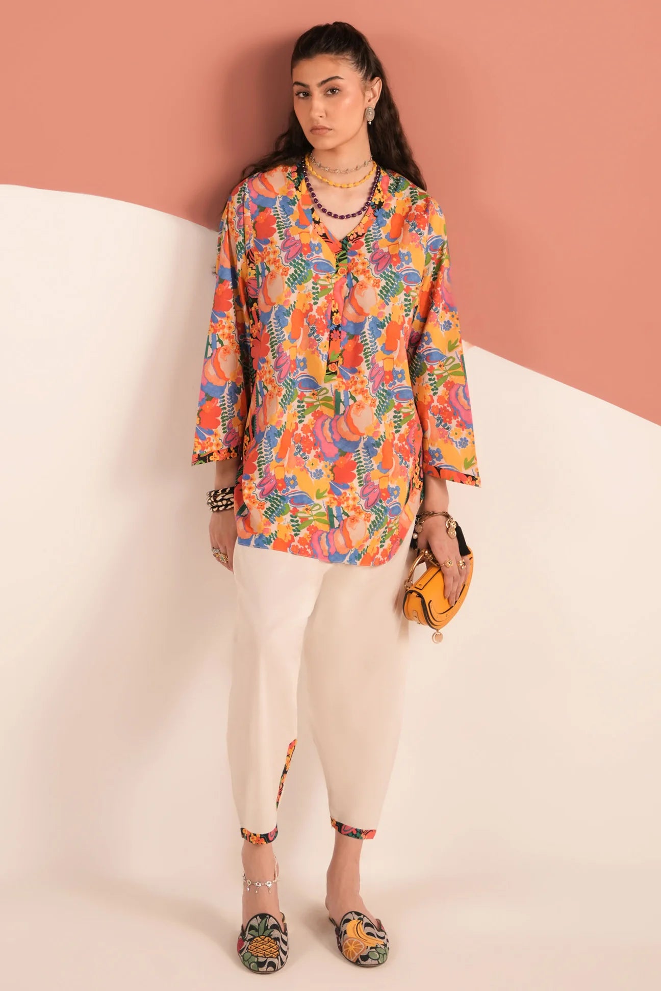 (ZRW-21610) AUTUMN BLOOM | Poplin-Fall'25 | ZAHA