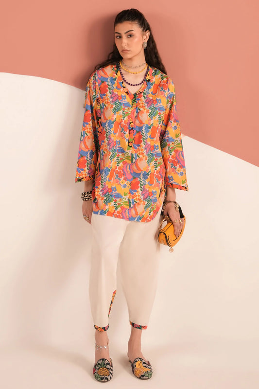 (ZRW-21610) AUTUMN BLOOM | Poplin-Fall'25 | ZAHA