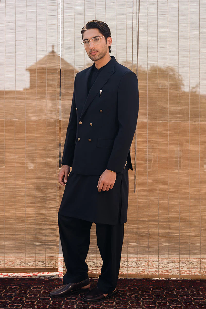 Navy Blue Classic Shalwar Kameez | REPUBLIC MENSWEAR