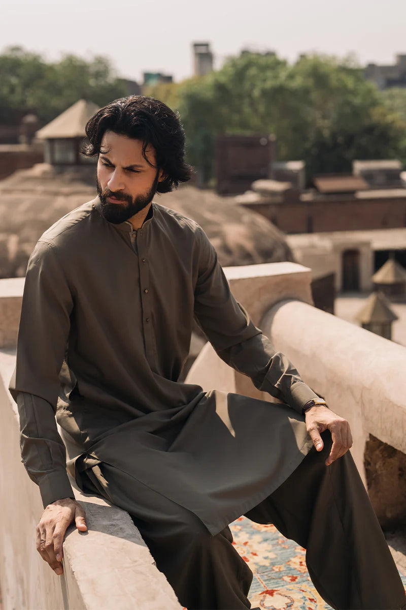 Sage Green Kurta | REPUBLIC MENSWEAR
