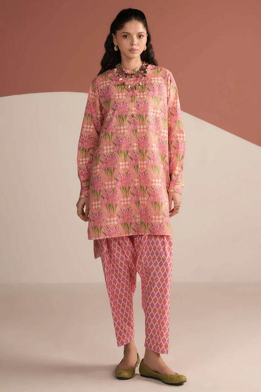 (ZRW-21614) FALLING ROSE | Poplin-Fall'25 | ZAHA