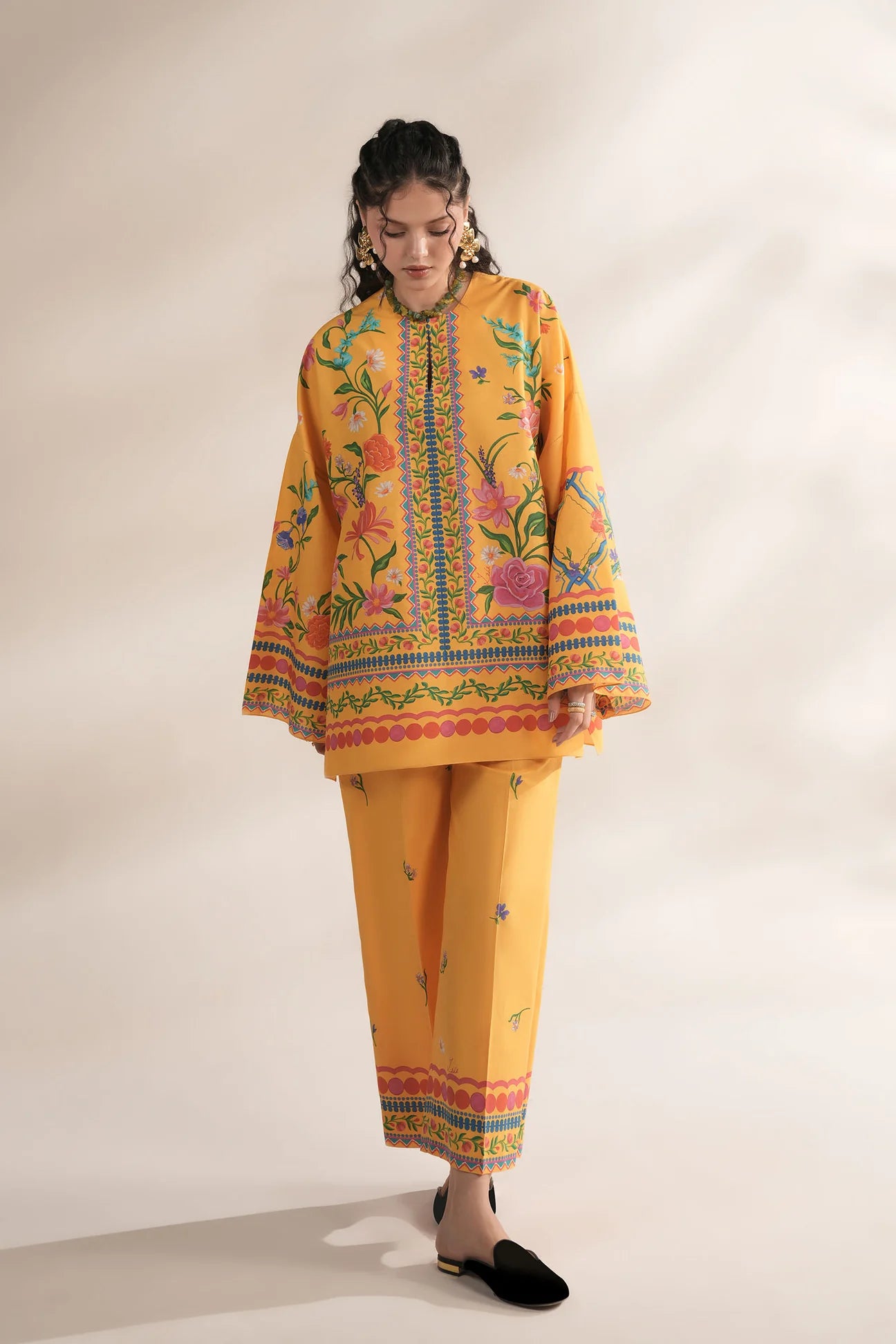 (ZRW-21554) MARIGOLD POP | Poplin-Fall'25 | ZAHA