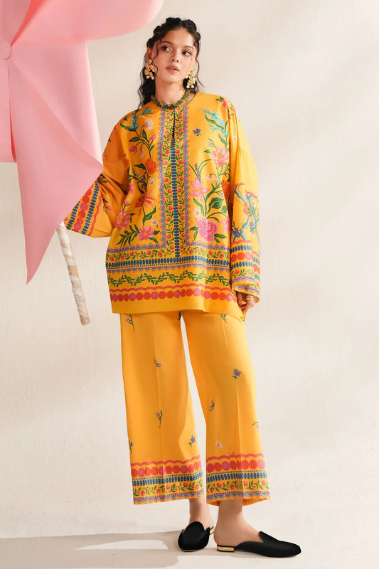 (ZRW-21554) MARIGOLD POP | Poplin-Fall'25 | ZAHA