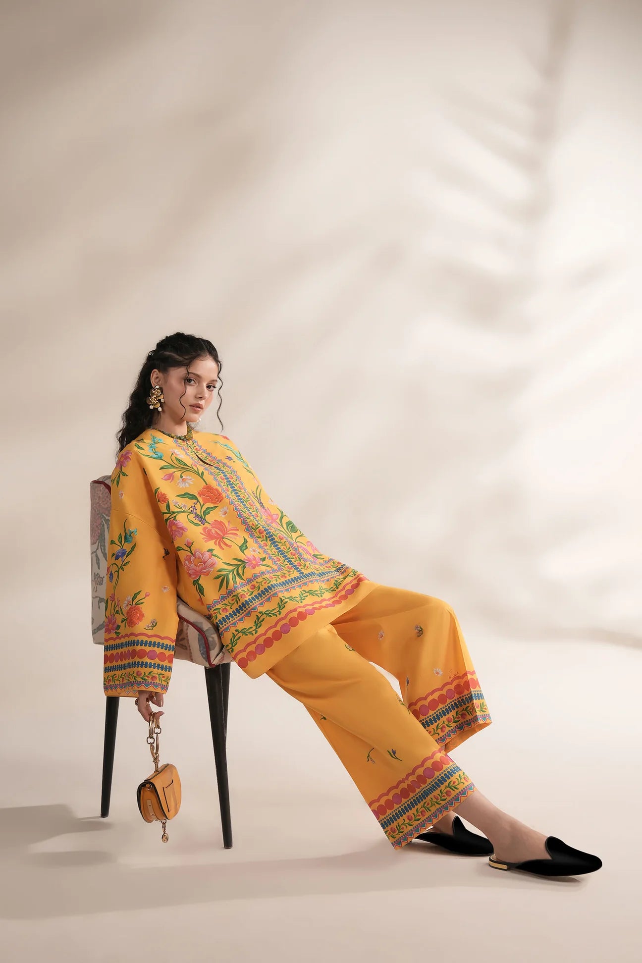 (ZRW-21554) MARIGOLD POP | Poplin-Fall'25 | ZAHA