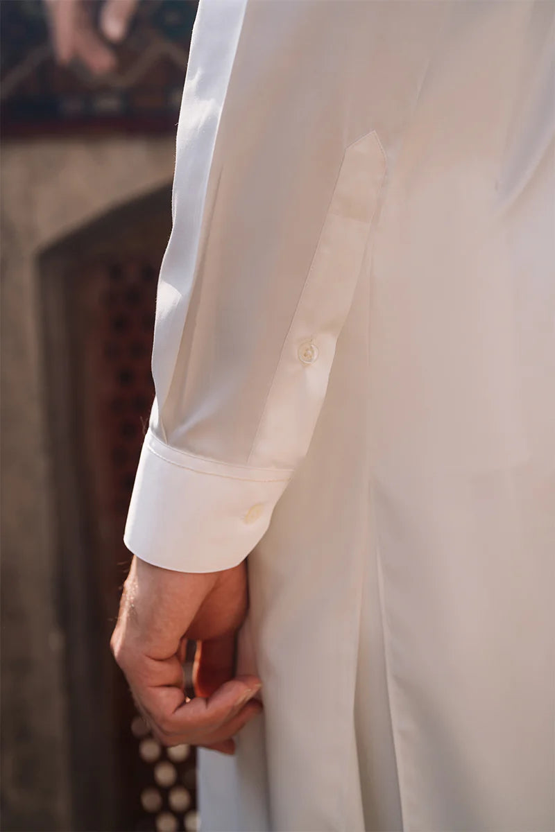 Ivory White Classic Shalwar Kameez | REPUBLIC MENSWEAR