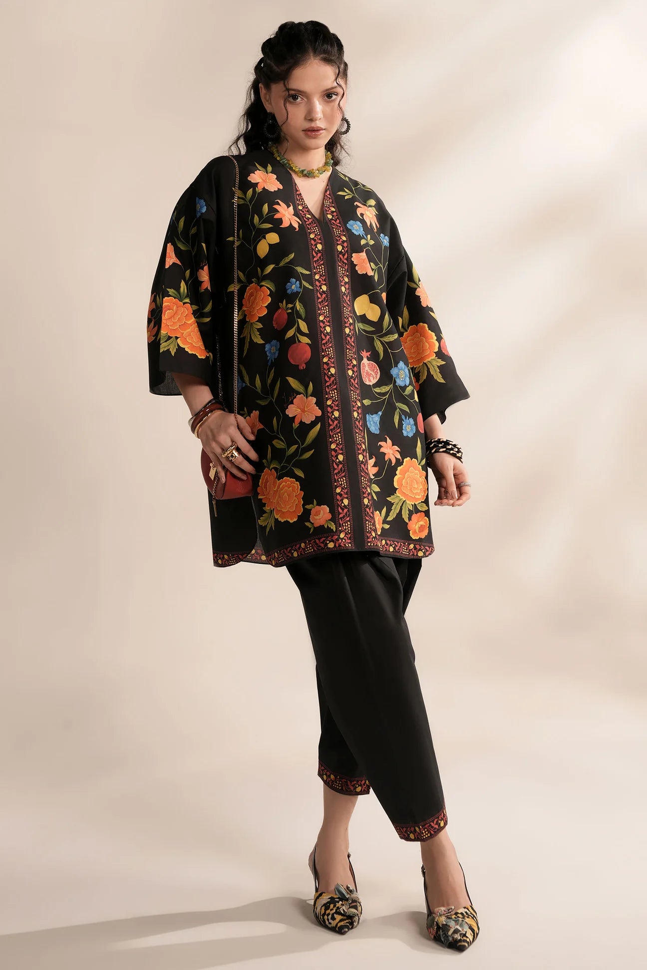 (ZRW-21555) SPICED ORCHARD | Poplin-Fall'25 | ZAHA