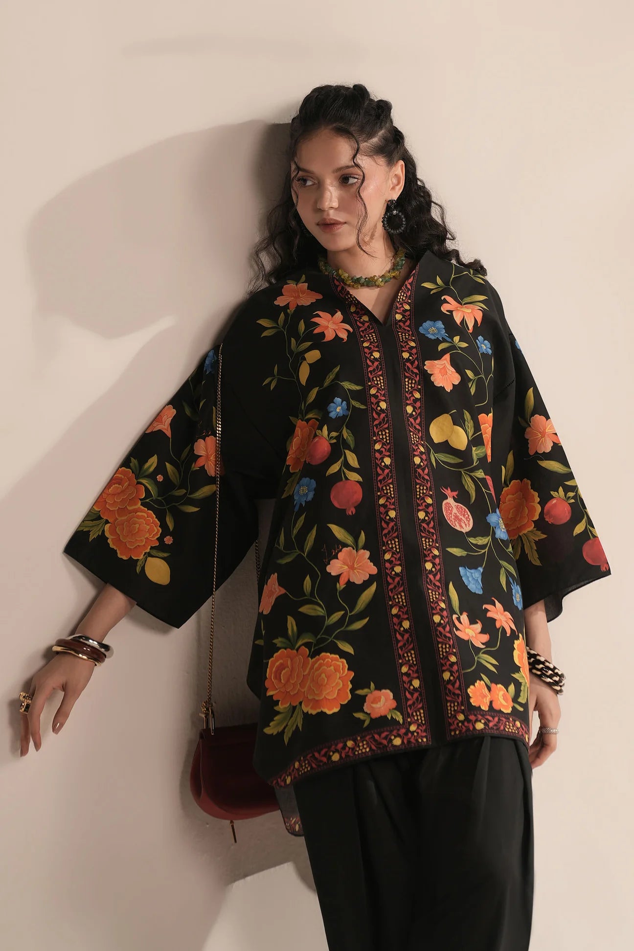 (ZRW-21555) SPICED ORCHARD | Poplin-Fall'25 | ZAHA