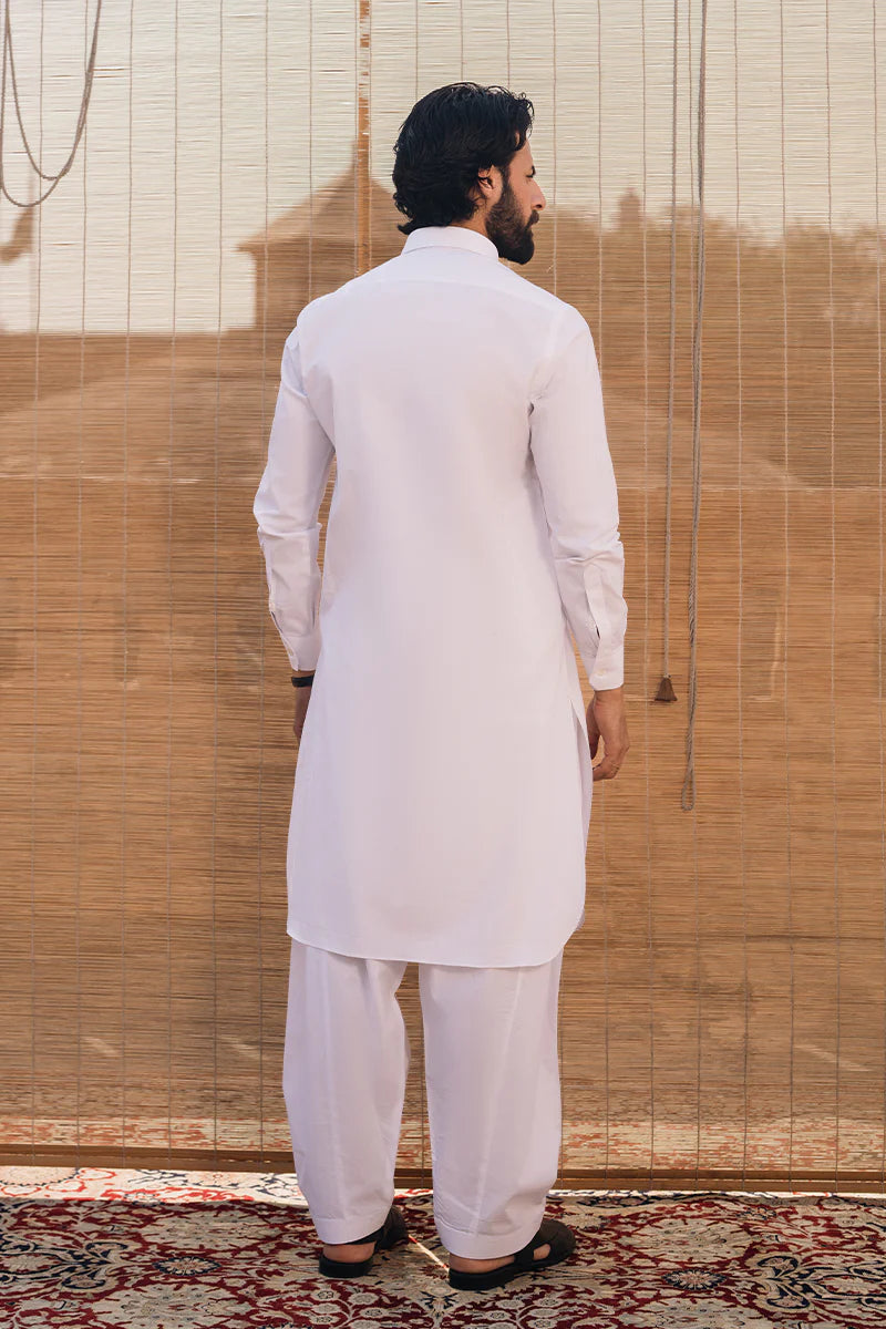 White Classic Shalwar Kameez | REPUBLIC MENSWEAR