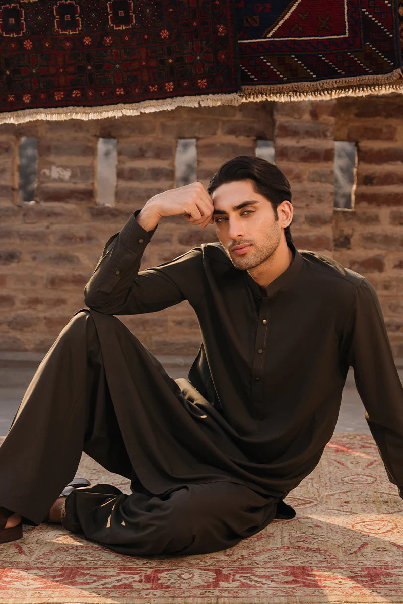 Olive Green Shalwar Kameez | REPUBLIC MENSWEAR