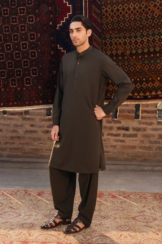 Olive Green Shalwar Kameez | REPUBLIC MENSWEAR