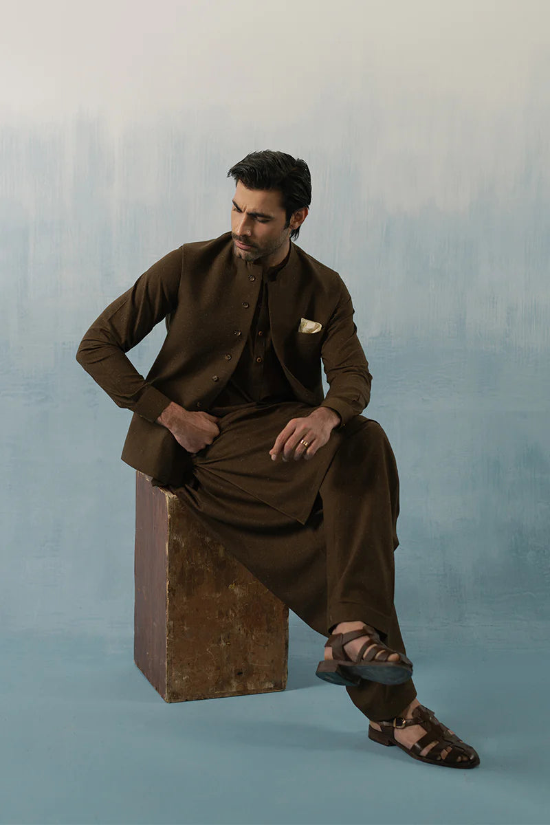 'Brown' Waistcoat | REPUBLIC MENSWEAR