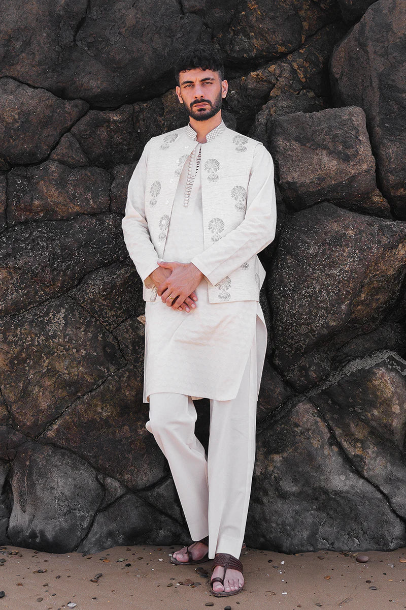 'Cream' Waistcoat | REPUBLIC MENSWEAR