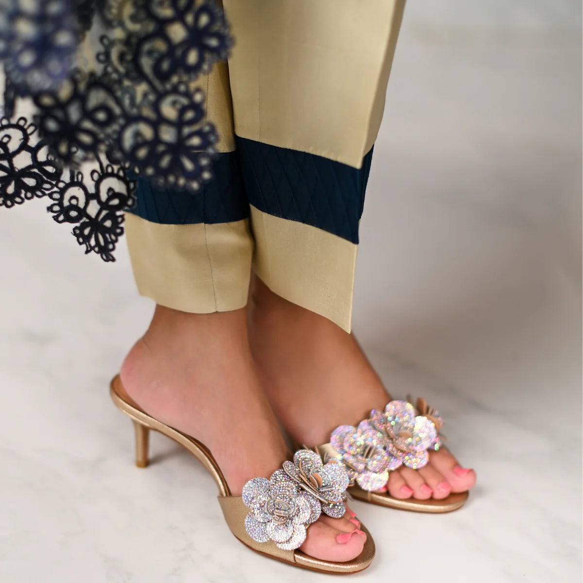 Laleh 63 - Champagne Gold | Miaasa | Footwear