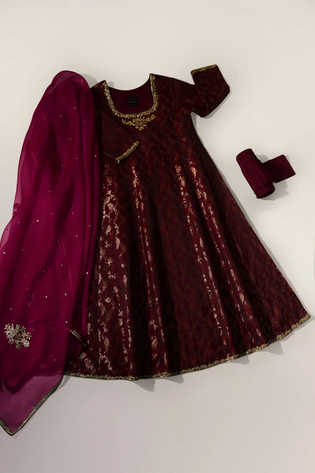 PLUM BROCADE | Aghanoor Bridal