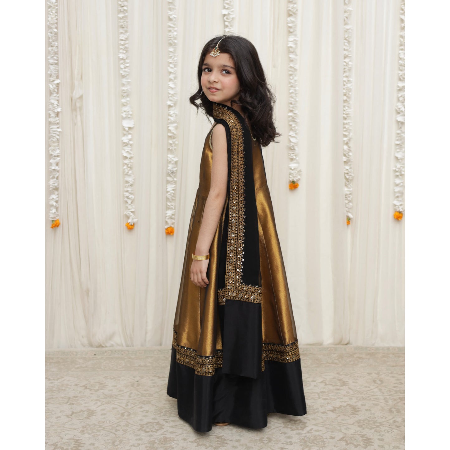 GOLDEN ANARKALI | CHOTI EID '25 | DYOT | KIDS WEAR