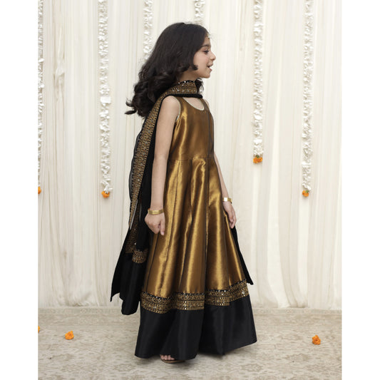 GOLDEN ANARKALI | CHOTI EID '25 | DYOT | KIDS WEAR