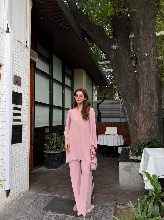 Tea Pink Scallop Set | LIRA
