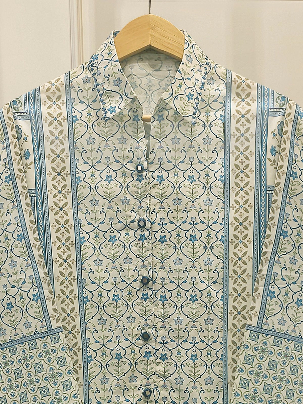 WS00070 | Digital Printed Embroidered Cambric Suit | Aghanoor Bridal