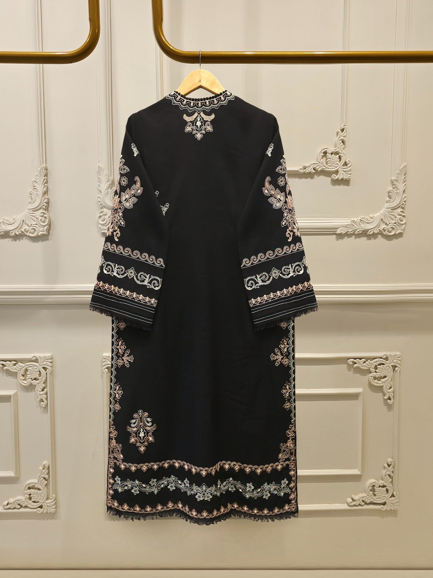 S112807 | Embroidered Kora Cotton Suit | Aghanoor Bridal