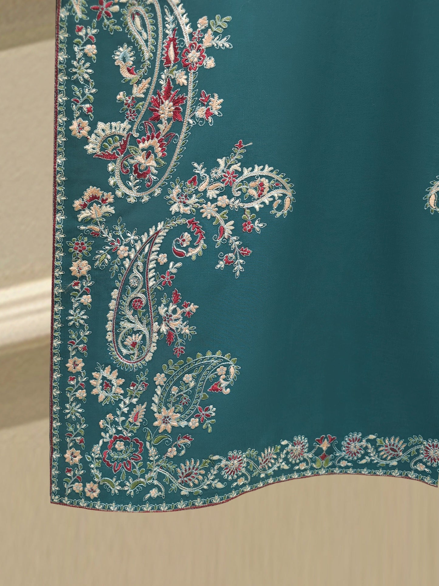 S112850 | Embroidered Khaddar Suit | Aghanoor Bridal