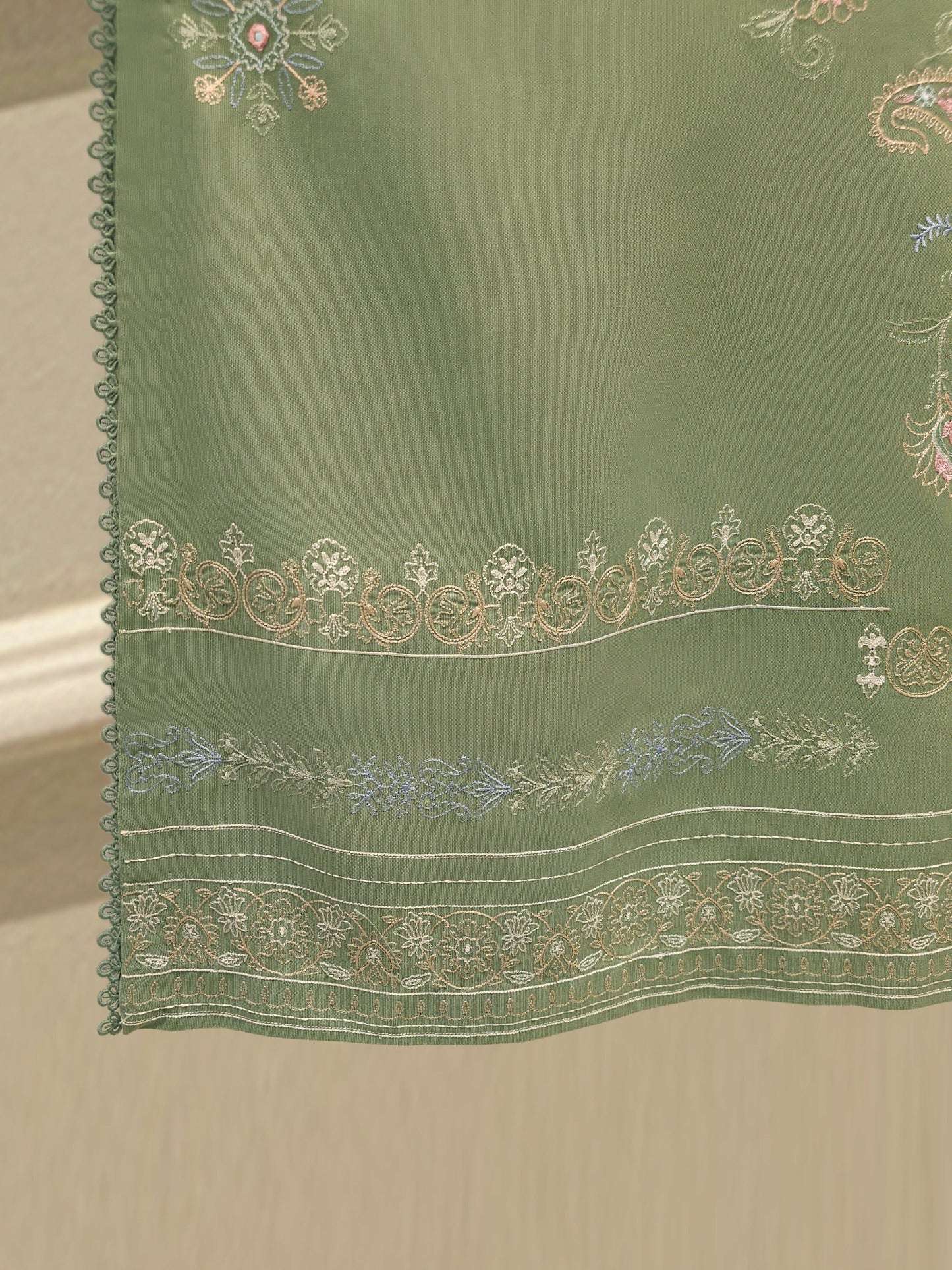 S112894 | Embroidered Khaddar Suit  | Aghanoor Bridal