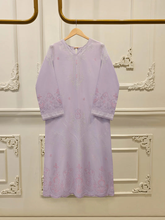 2 Piece - Embroidered Cambric Suit S113885 | Aghanoor Bridal