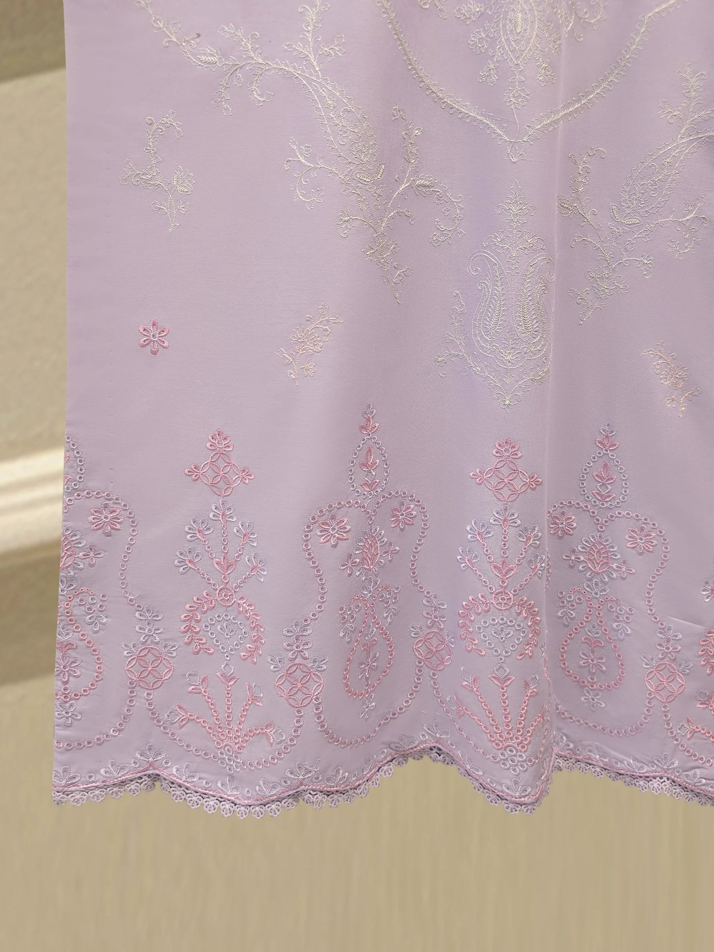 2 Piece - Embroidered Cambric Suit S113885 | Aghanoor Bridal