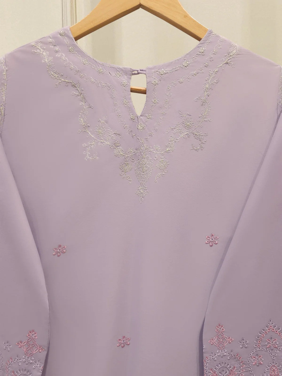 2 Piece - Embroidered Cambric Suit S113885 | Aghanoor Bridal