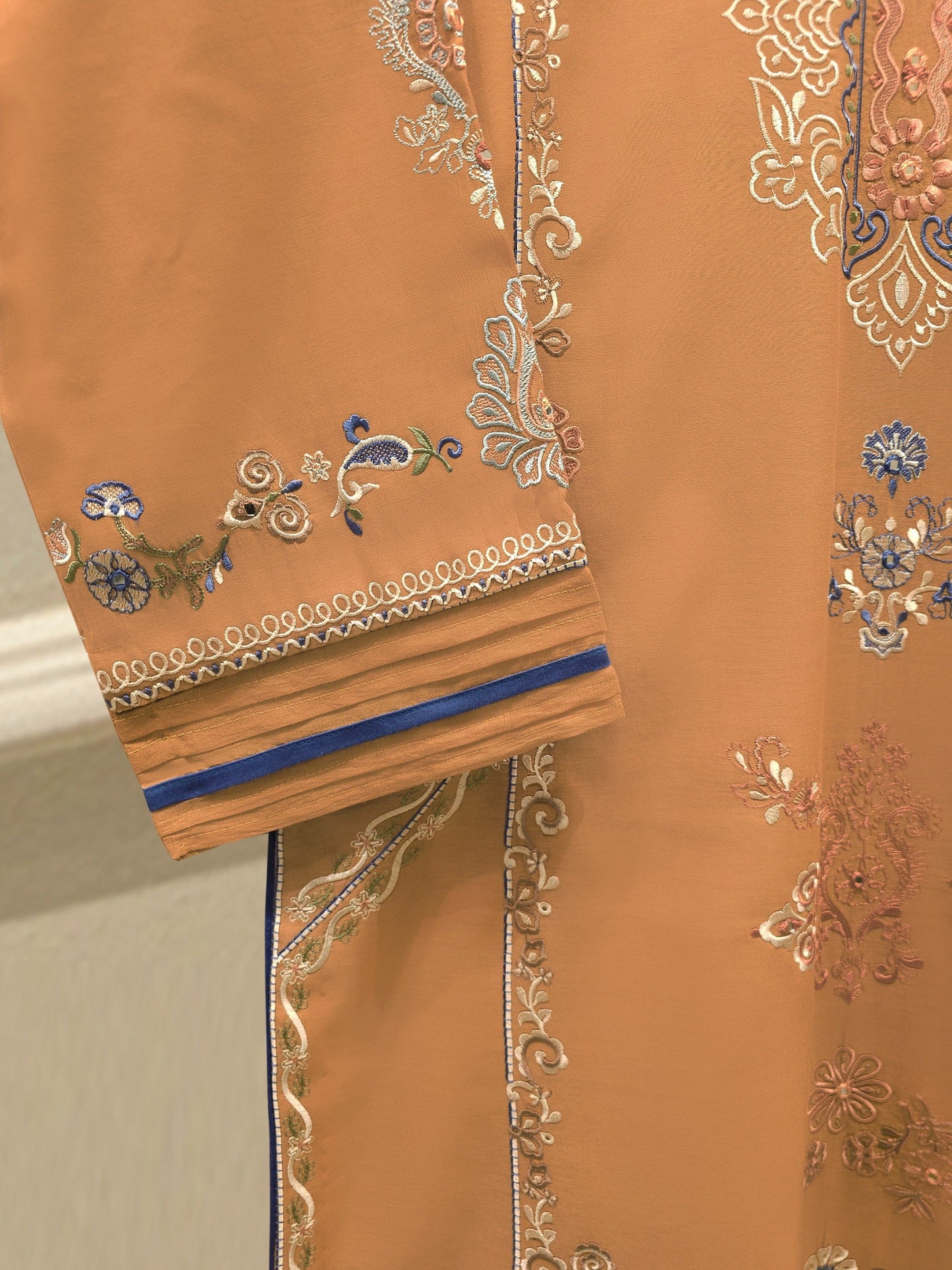 S112724 | Embroidered Kora Cotton Suit | Aghanoor Bridal