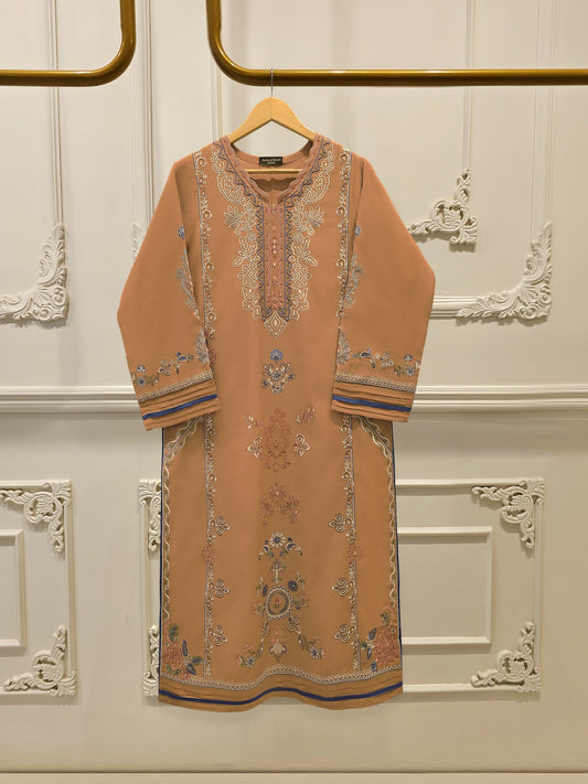 S112724 | Embroidered Kora Cotton Suit | Aghanoor Bridal