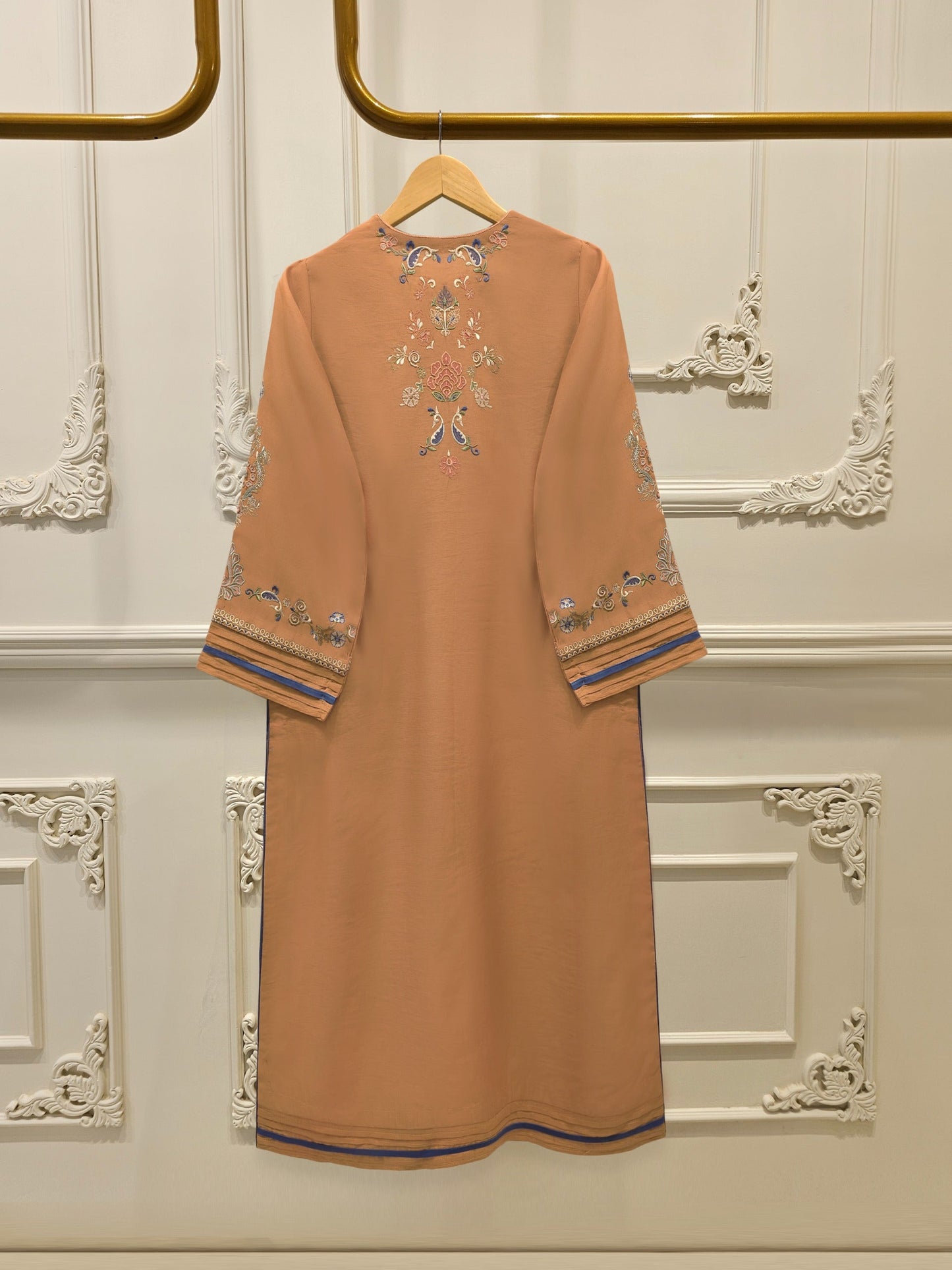 S112724 | Embroidered Kora Cotton Suit | Aghanoor Bridal