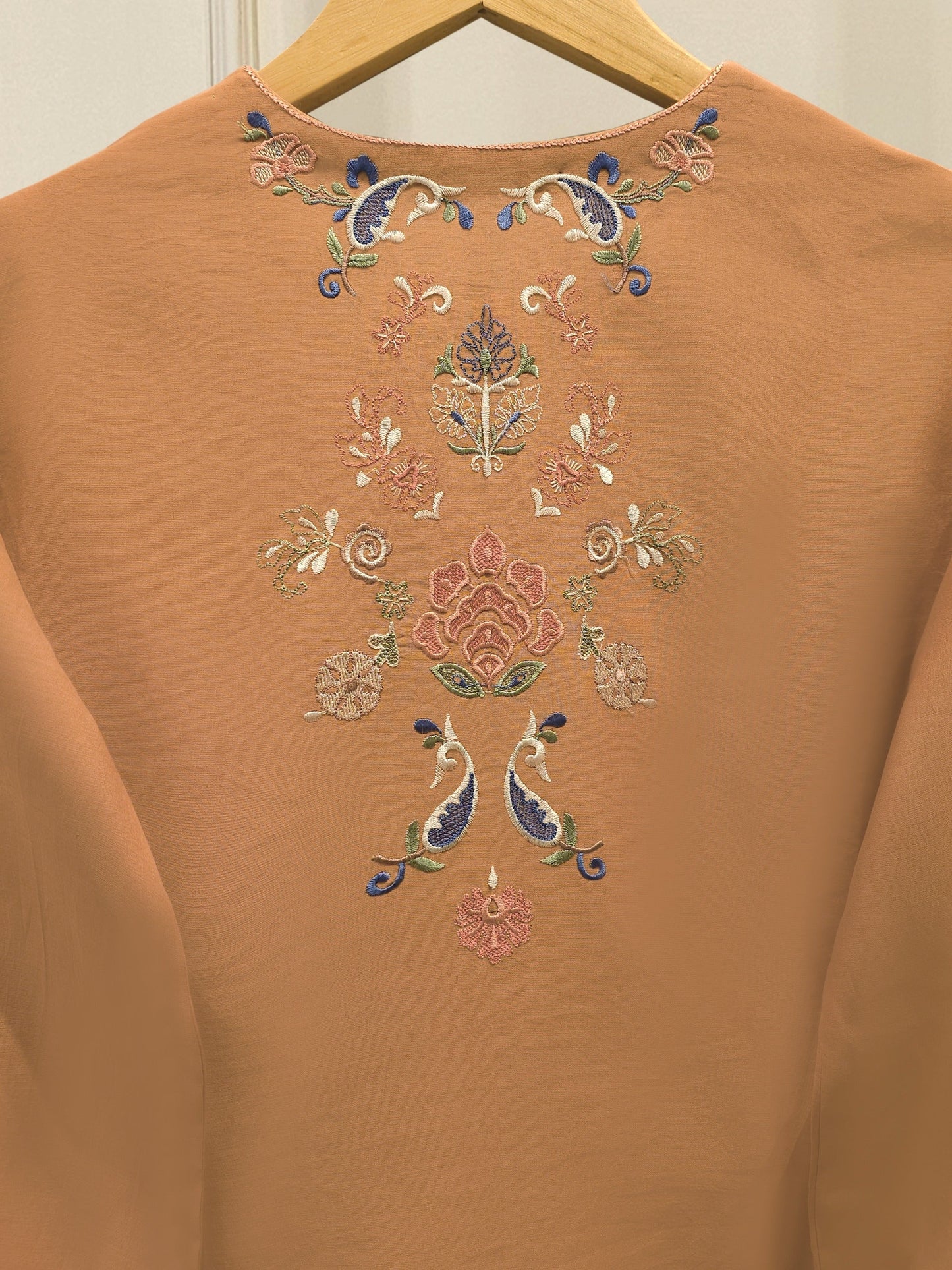 S112724 | Embroidered Kora Cotton Suit | Aghanoor Bridal